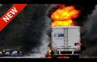 Vidéo de l’explosion de la citerne sur le NJ Turpike par une dashcam!