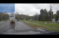 Un automobiliste qui décide de couper un camionneur sans penser un instant à la vitesse du camion…