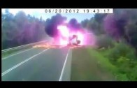 Vidéo de l’explosion de la citerne sur le NJ Turpike par une dashcam!