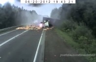 Vidéo de l’explosion de la citerne sur le NJ Turpike par une dashcam!