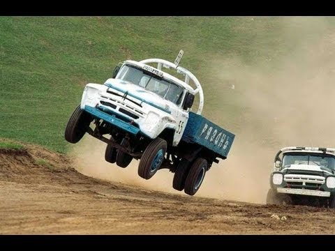 Russian Flying Truck Racing – Offroad Truck Race Russia – Bison Track Show