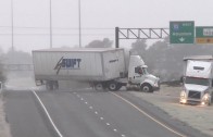 Les routes glacées… et la conduite des ”trucks”