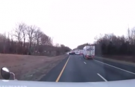 Vidéo de l’explosion de la citerne sur le NJ Turpike par une dashcam!