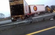 Glace noire un soir de janvier 2015 sur le TurnPike