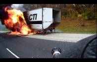 Un camion flambe sur la 70 dans l’Illinois…