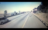 Vidéo de l’explosion de la citerne sur le NJ Turpike par une dashcam!