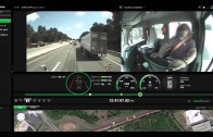 La dashcam film l’inattention d’un chauffeur de camion