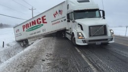 Camion / Tire à Trench – vent fort et remorque vide 12/10/2014